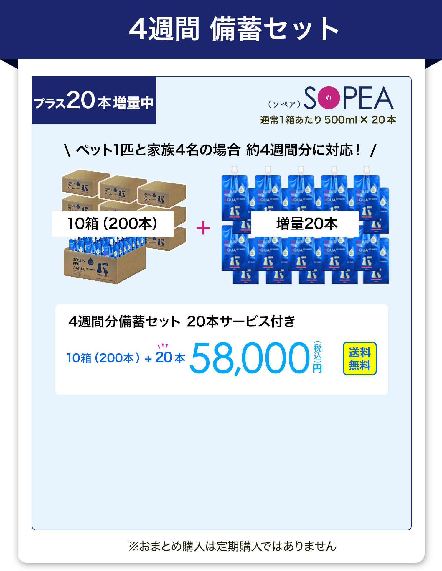 万が一に備えて今すぐ4週間分の備蓄を確保する